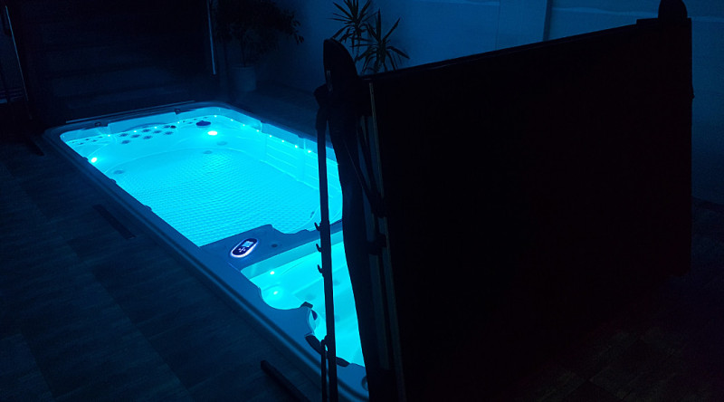 Swimspa Canadian Spa Nautilus XL ugradbeni masažni bazen otvoreni pokrivač